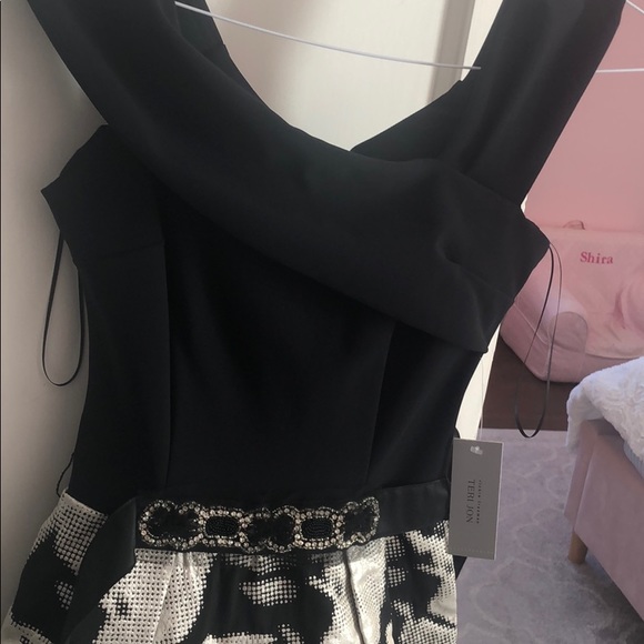 Teri Jon A-line Evening Gown with Embellished Belt - Picture 13 of 13